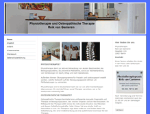 Tablet Screenshot of physiotherapie-berlin-schoeneberg.de